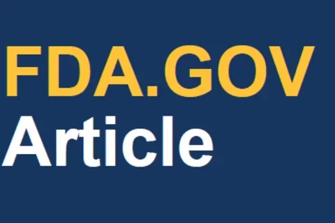 FDA.Gov Article