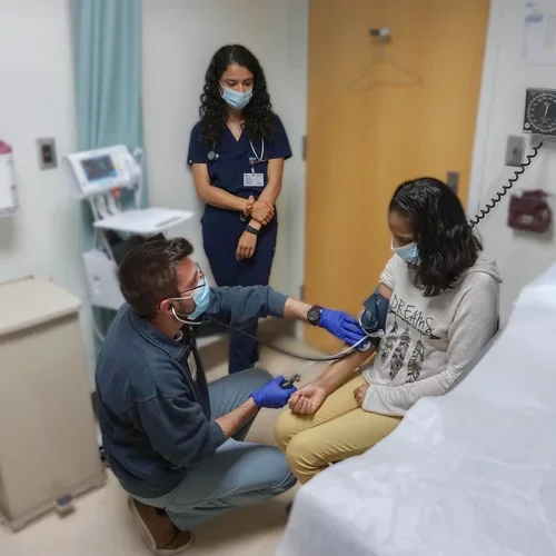 Clinic site hotspot (courtesy of DGSOM/UCLA)