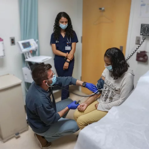 Clinic site hotspot (courtesy of DGSOM/UCLA)